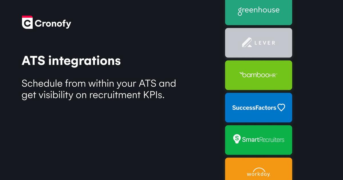 Cronofy ATS Integration Partners image