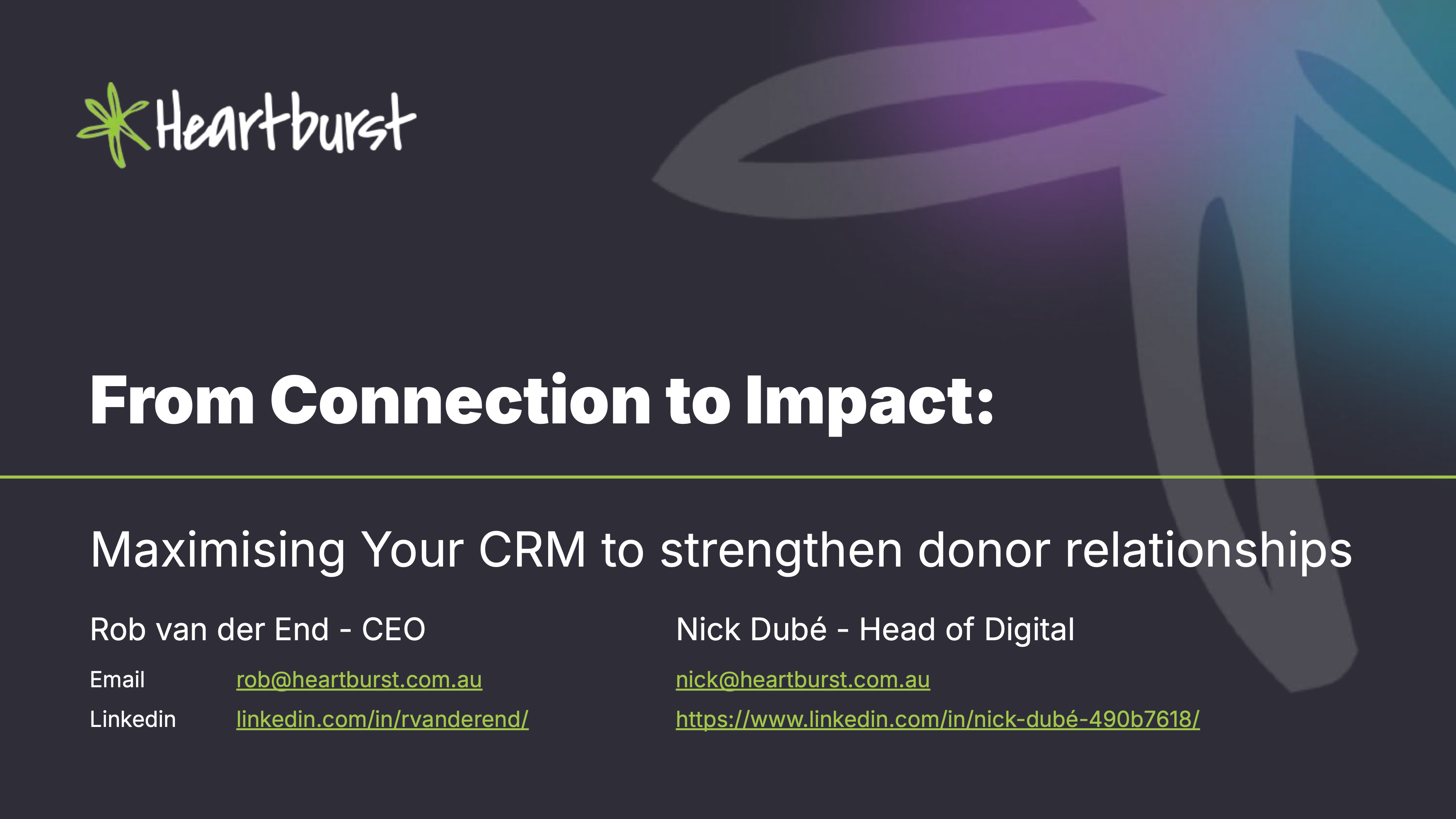 Strengthening your donor relationships image