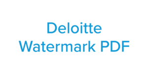 Deloitte Watermark PDF logo