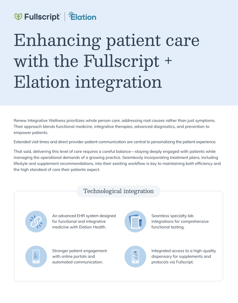 Fullscript + Elation Case Study image