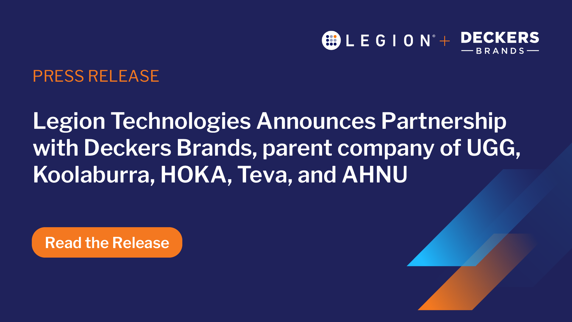 Legion Partners with Deckers Brands image