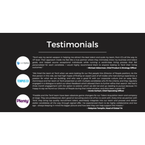 Michael (Cardlytics), Robynne (Plenty), Annie (Tempus Ex) image