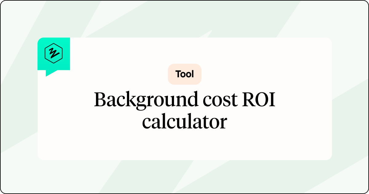 Background check cost calculator image