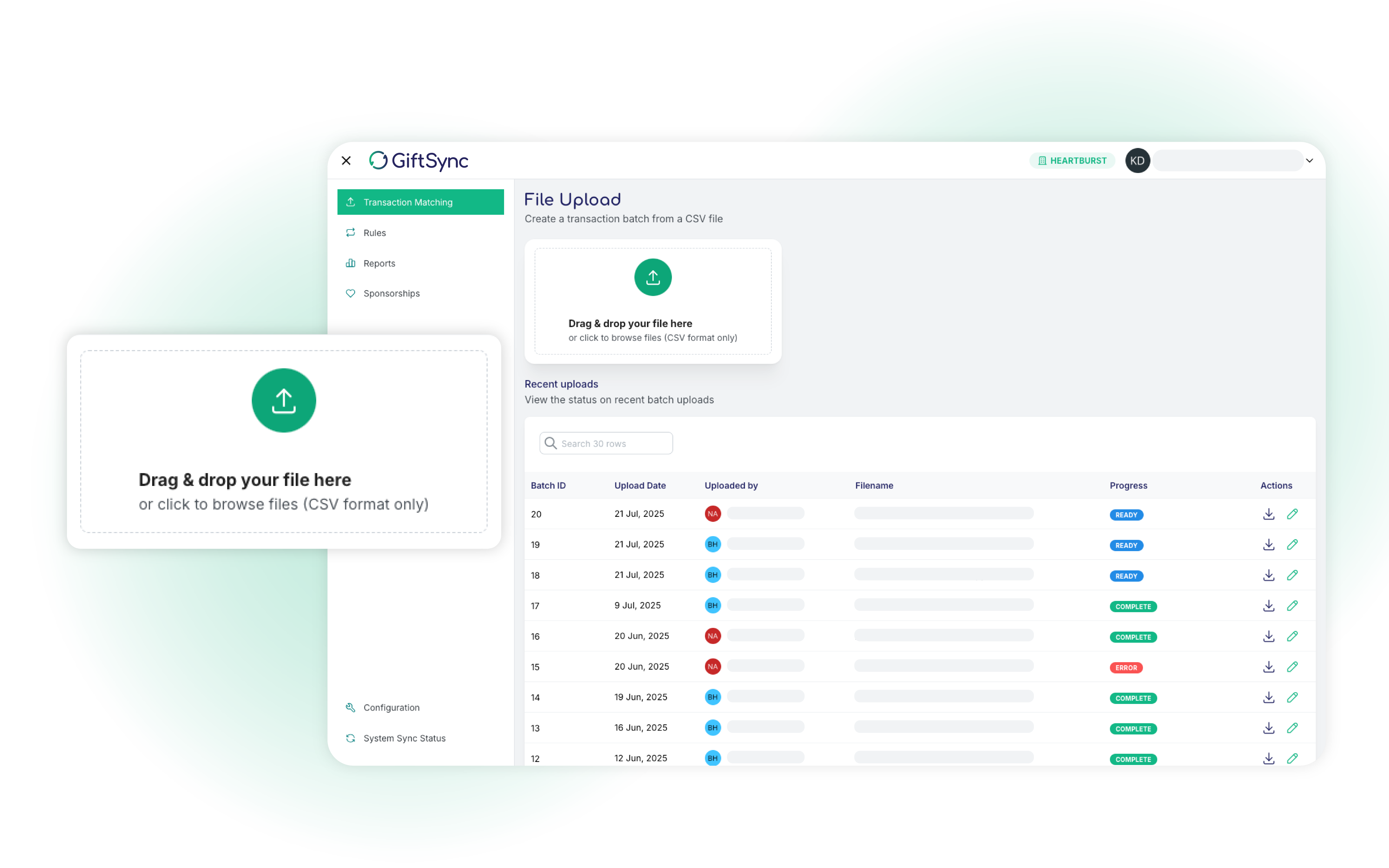 GiftSync for QuickBooks Accounting software image