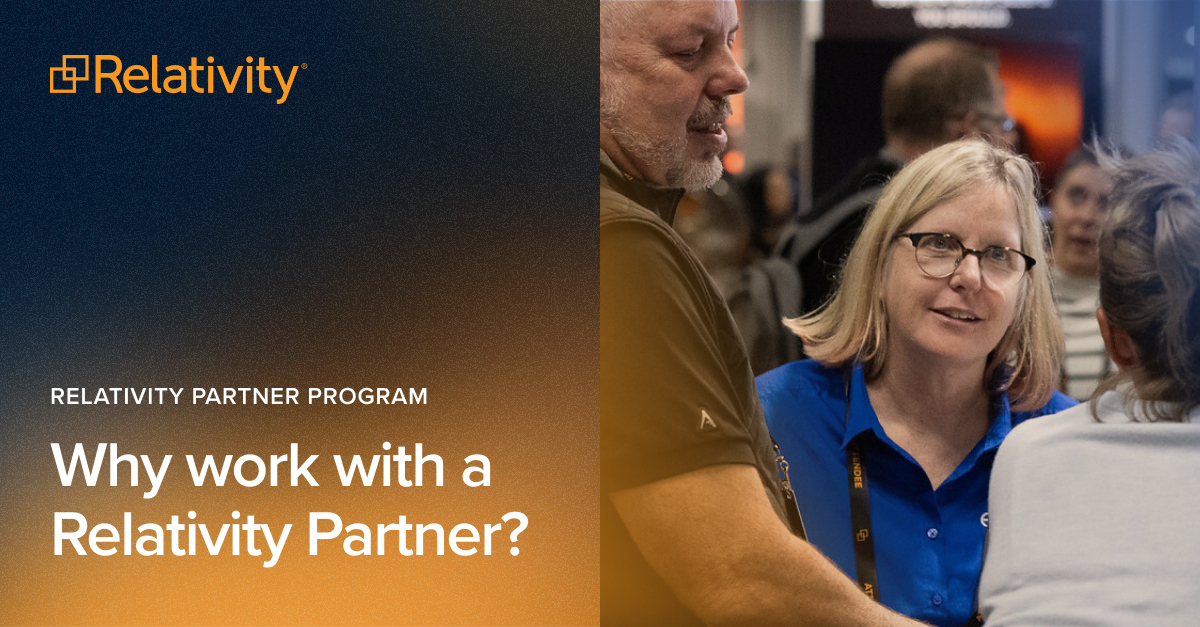 Working with Relativity Partners image