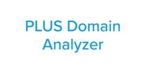 PLUS Domain Analyzer logo