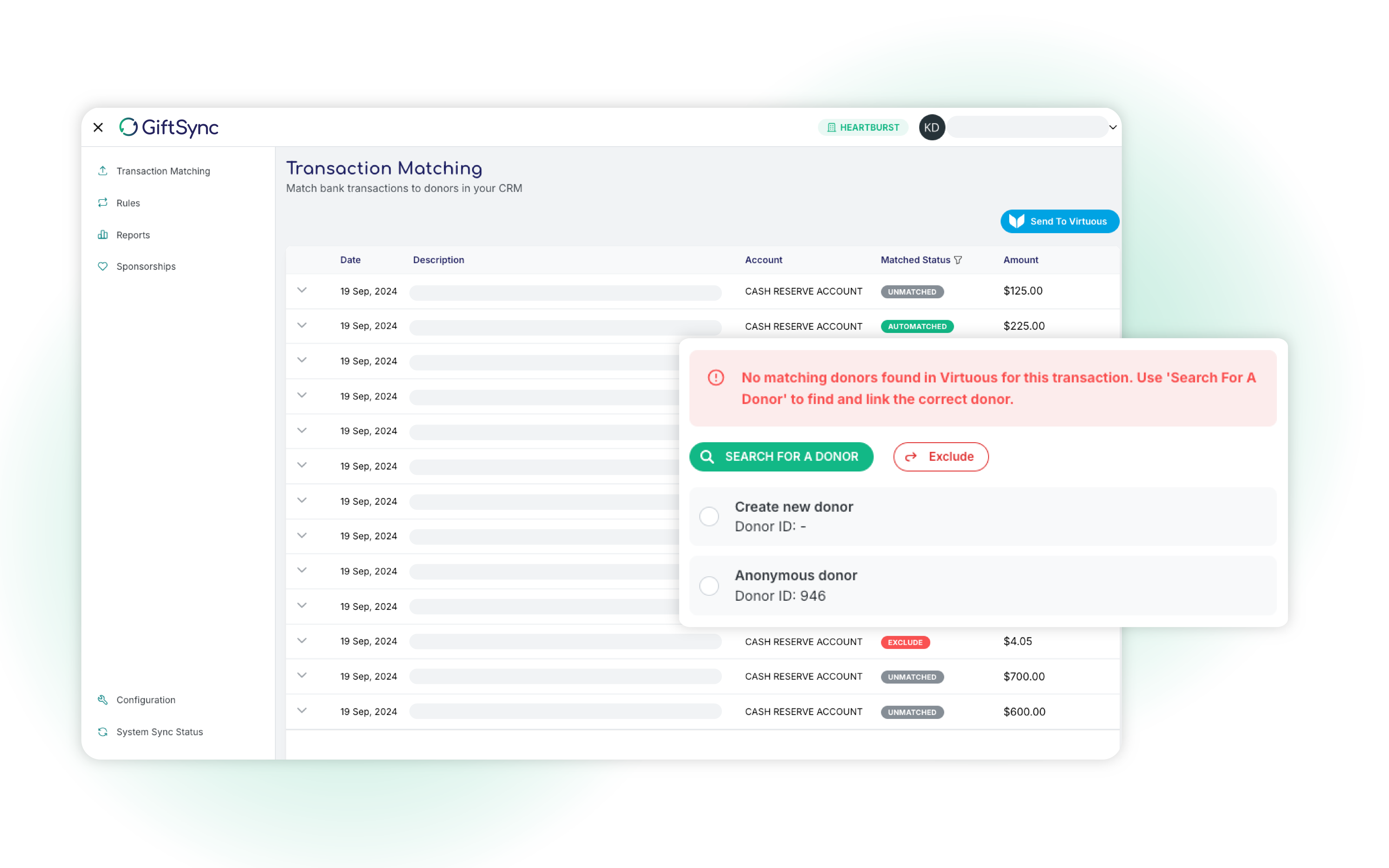 GiftSync for QuickBooks Accounting software image