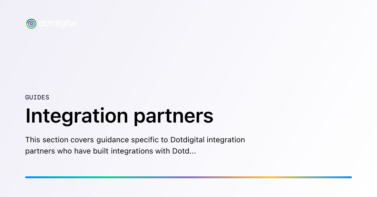 Dotdigital Developer Documentation image