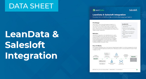 LeanData+Salesloft Integration Data Sheet image