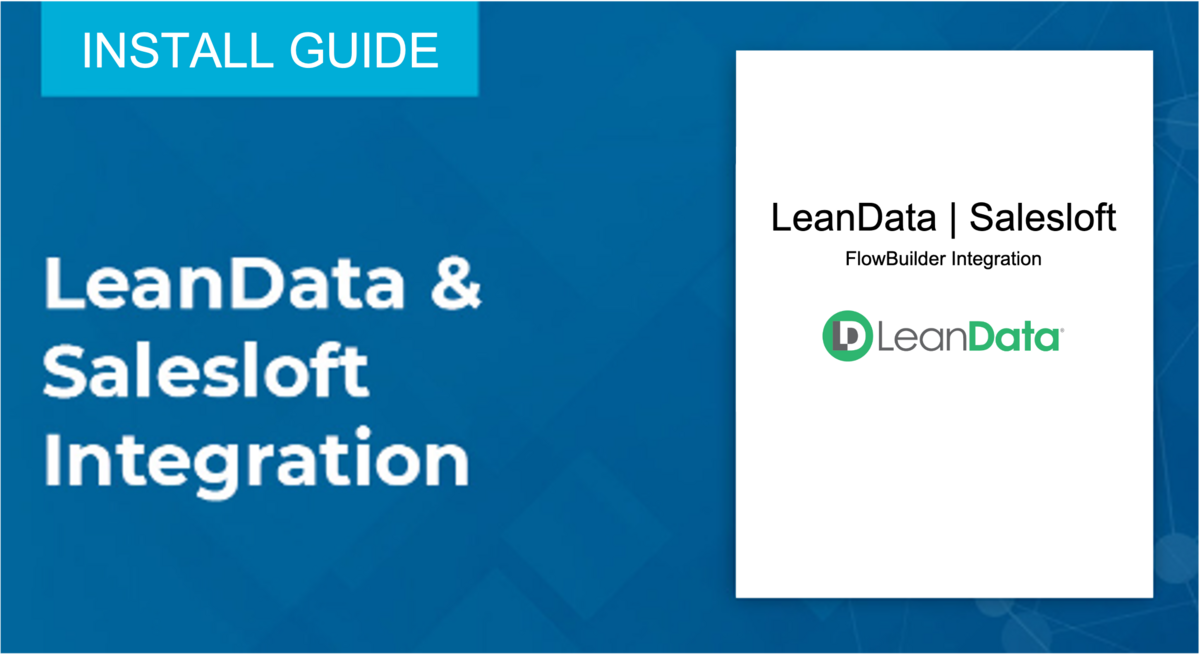LeanData+Salesloft Integration Guide image