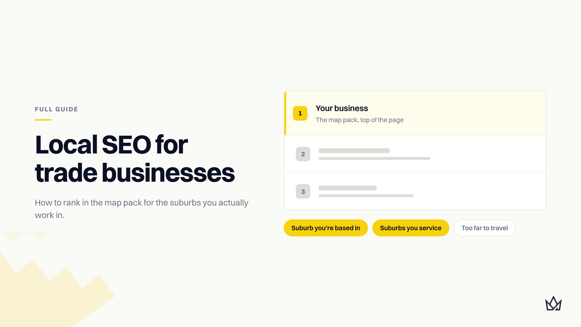 Local SEO for trade businesses image