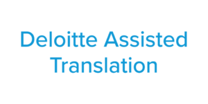 Deloitte Assisted Translation logo