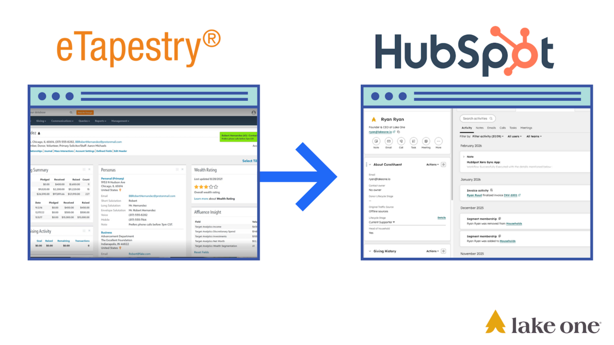 Migrating from eTapestry to HubSpot: What Nonprofit Leaders Need to Know Before They Start image