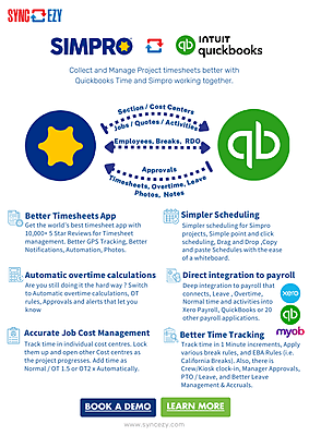 Simpro QuickBooks Time image