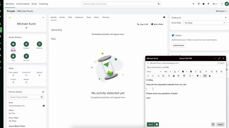 Tour of Salesloft for Allego image