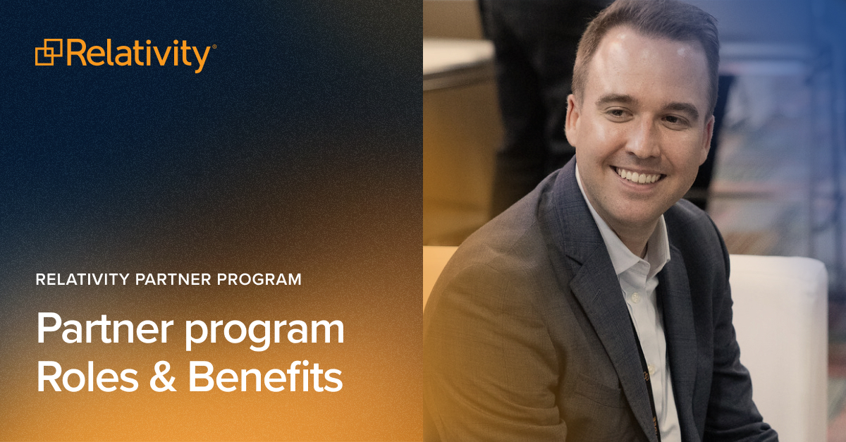 Relativity Partner Program Roles & Benefits image