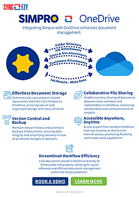 Simpro OneDrive One Pager image