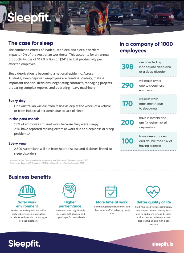 The case for sleep image