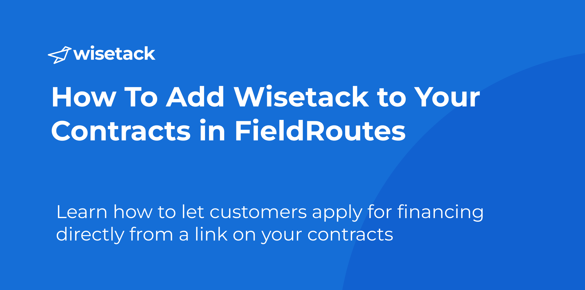 How to add your financing link to your contracts image