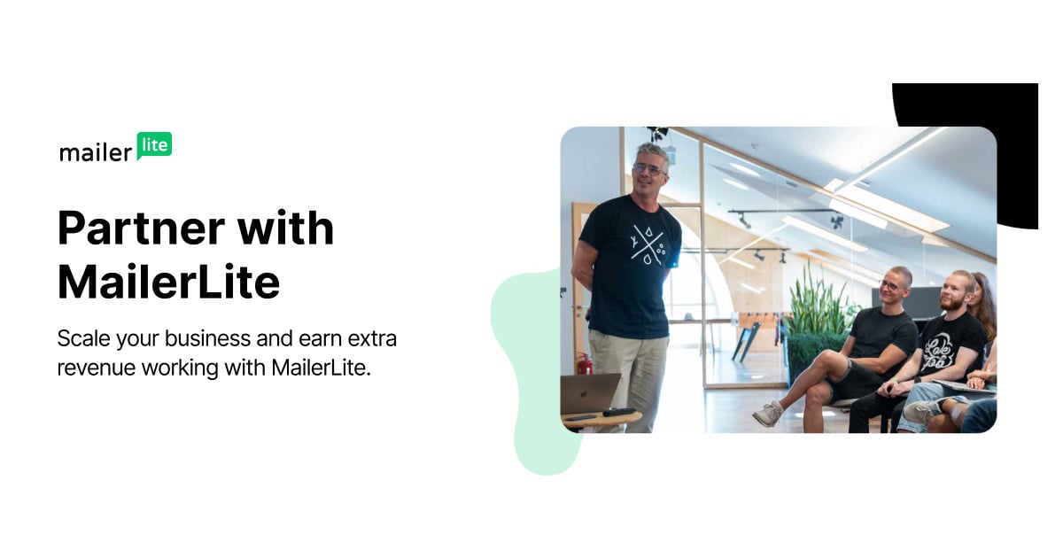Become a MailerLite Partner image