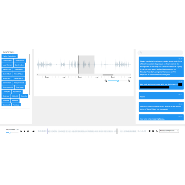 Intelligent Voice Redactions
