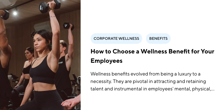 ClassPass BenFit blog image