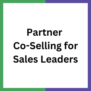Partner Co-Selling for Sales Leaders logo