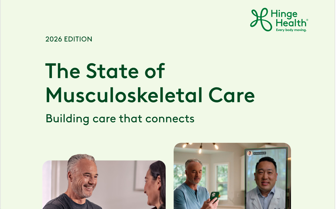 Hinge Health Report - 2026 State of MSK Care image