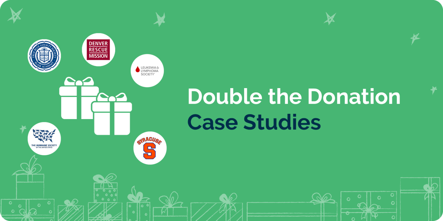 Double the Donation Case Studies: Grow Matching Gift Revenue image