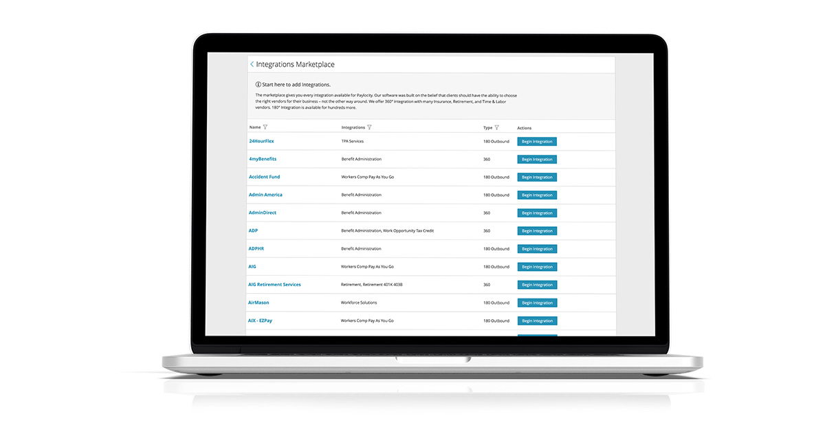 HCM & Payroll Integrations image