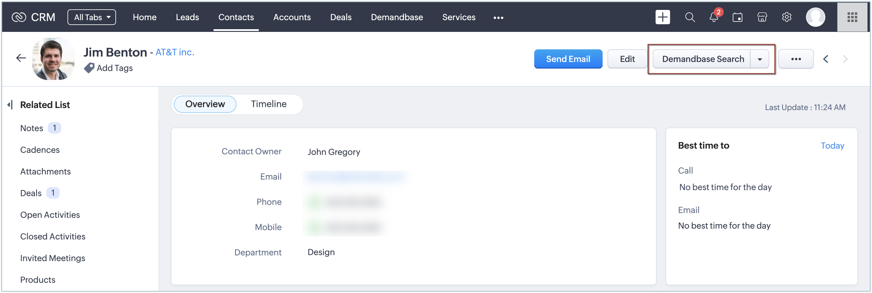 Demandbase Search Accounts & Contacts image