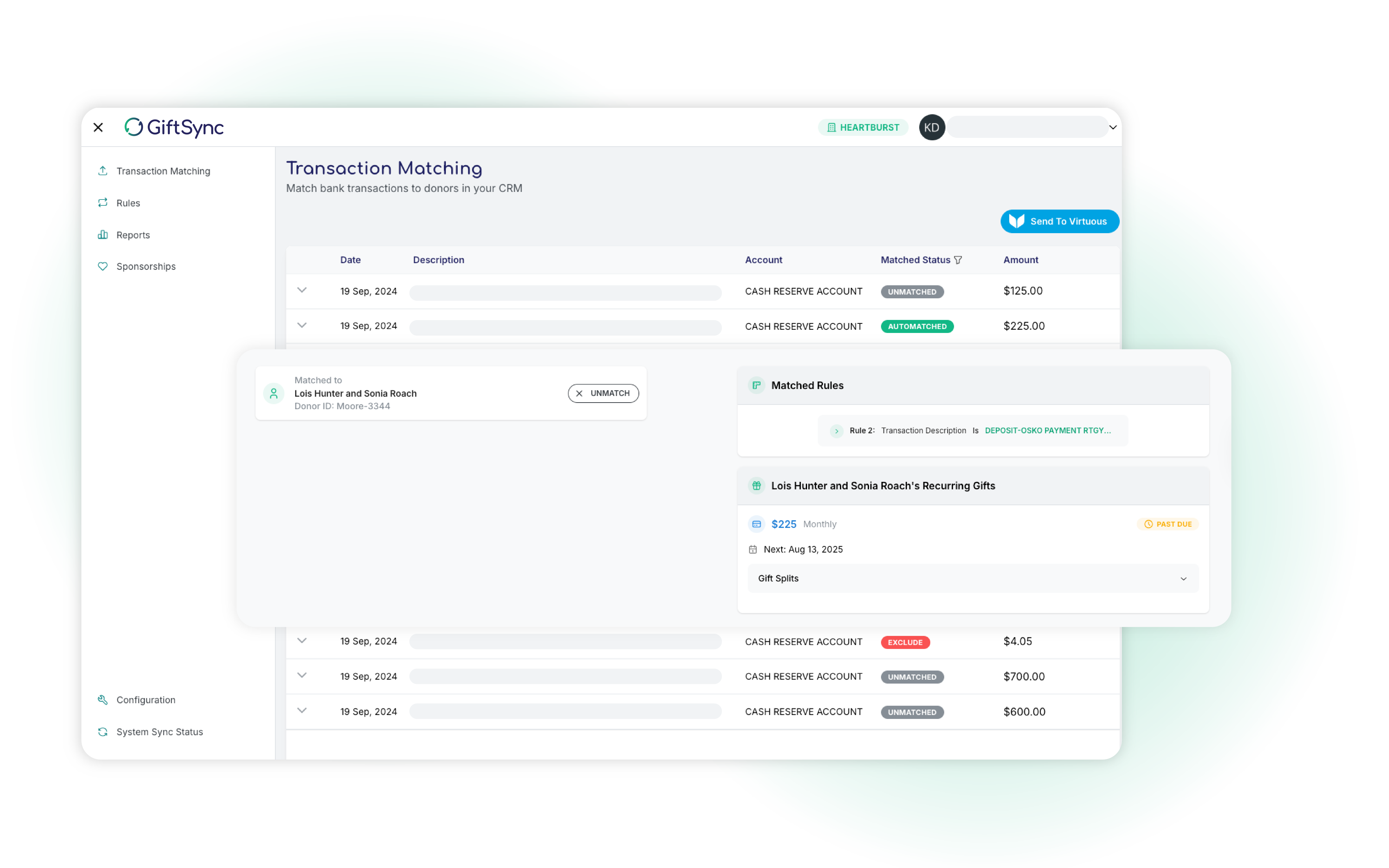 GiftSync for QuickBooks Accounting software image