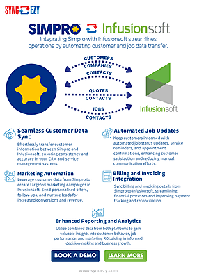 Simpro Infusionsoft One Pager image