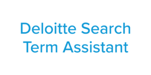 Deloitte Search Term Assistant logo