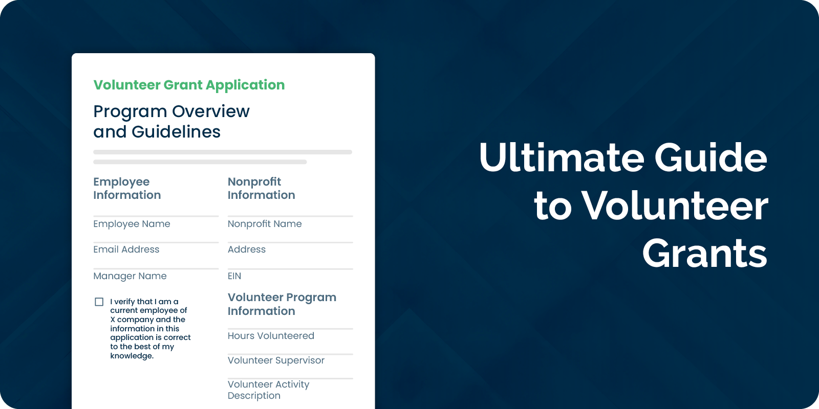 Ultimate Guide to Volunteer Grants image