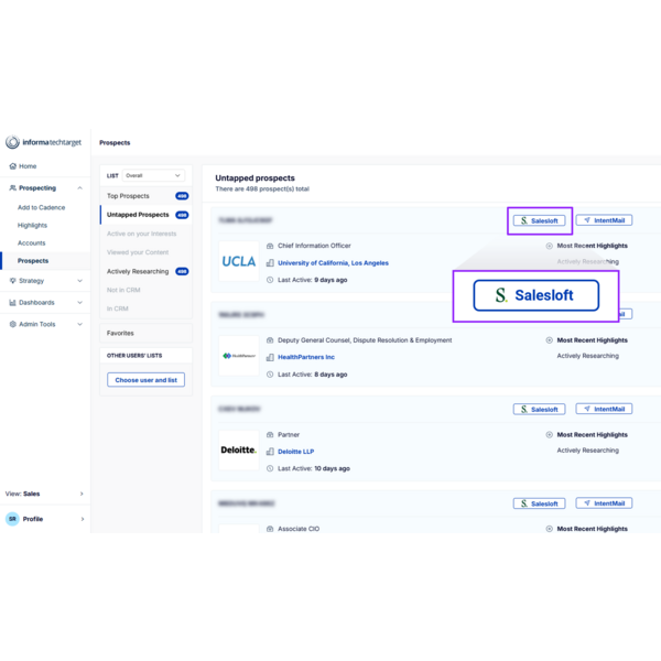 One-Click Add to Salesloft Cadence (Single Contact)