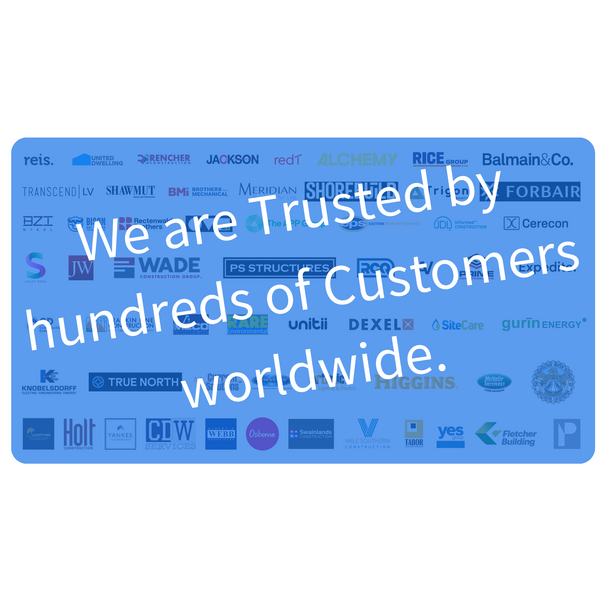 We are trusted by hundreds of customers worldwide.