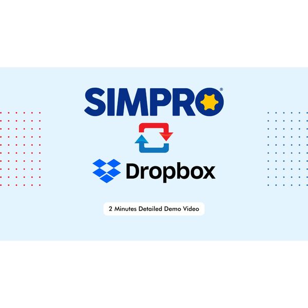 Simpro Dropbox Demo Video