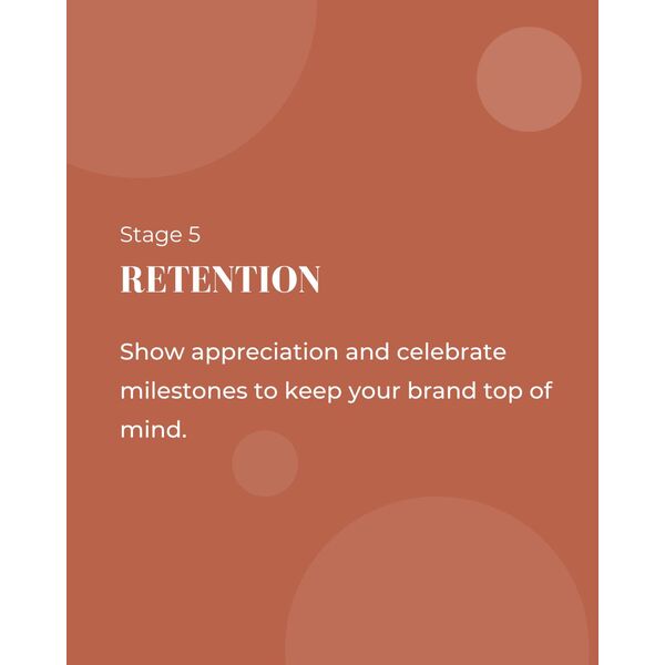 Stage 5: Retention Slide