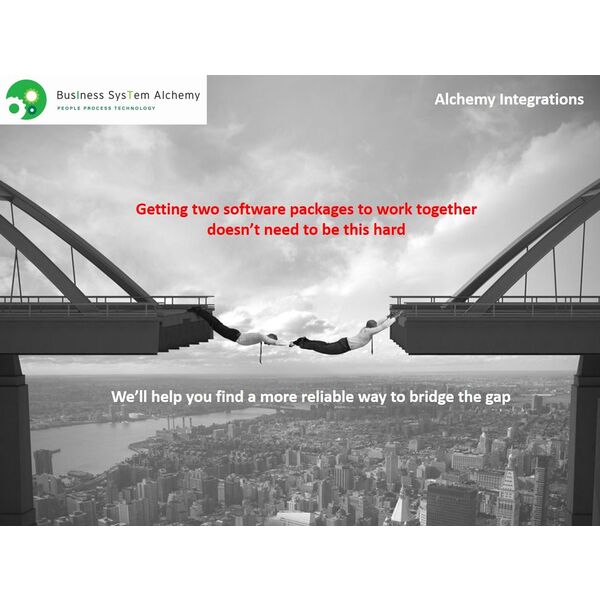 With our Integration Services, we create functional and technical specifications for software system integrations, communicate in “tech-speak” with your vendors on your behalf, and build the integration for you - all with your business needs in mind. 