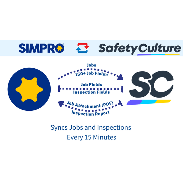 Simpro and SafetyCulture Integration: Syncing Jobs and Inspections Every 15 Minutes