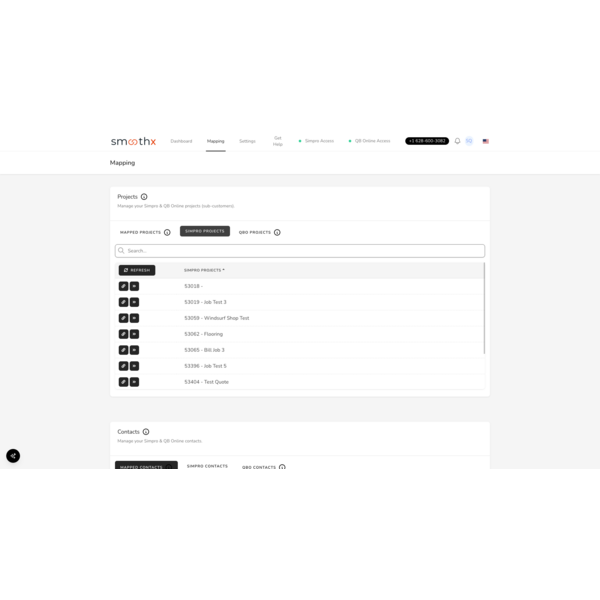 Simpro - QBO Mapping
