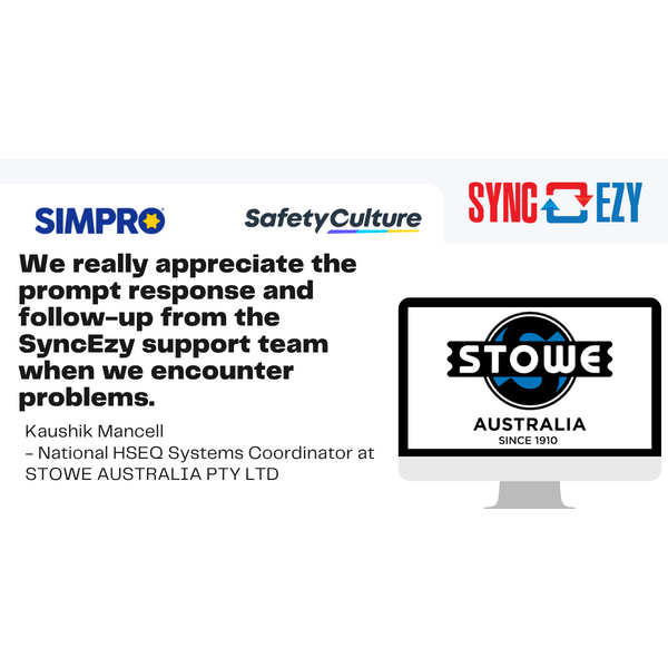 Stowe Australia on SyncEzy Support