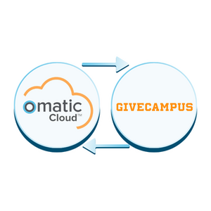  Omatic Cloud: GiveCampus and Virtuous Integration logo