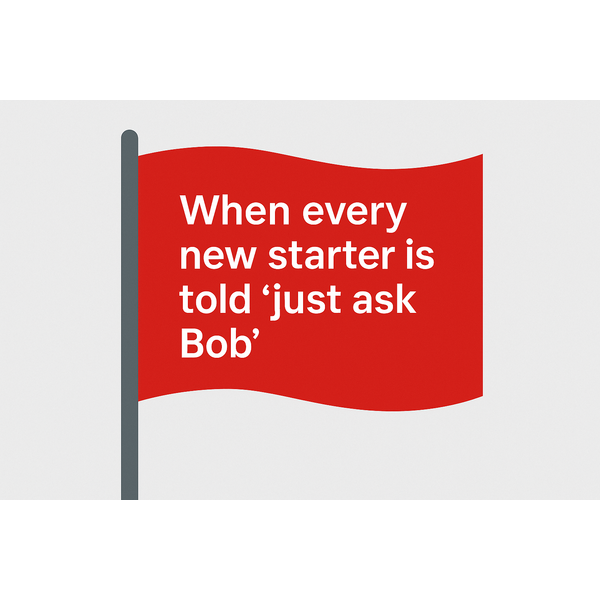 Red Flag Test: If your induction plan is “just ask Bob,” your onboarding needs an overhaul.