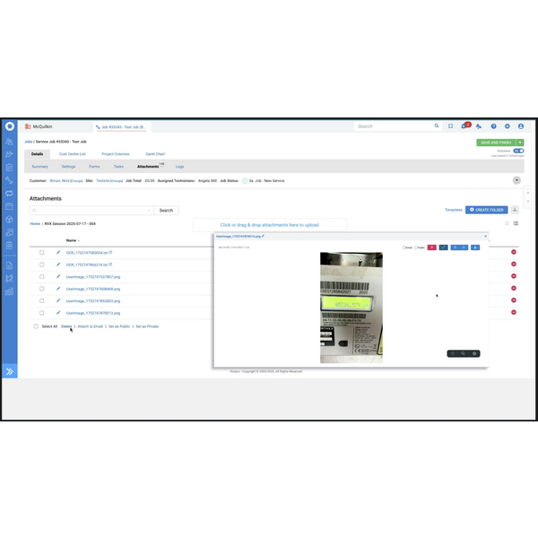 Simpro RVX session files 
