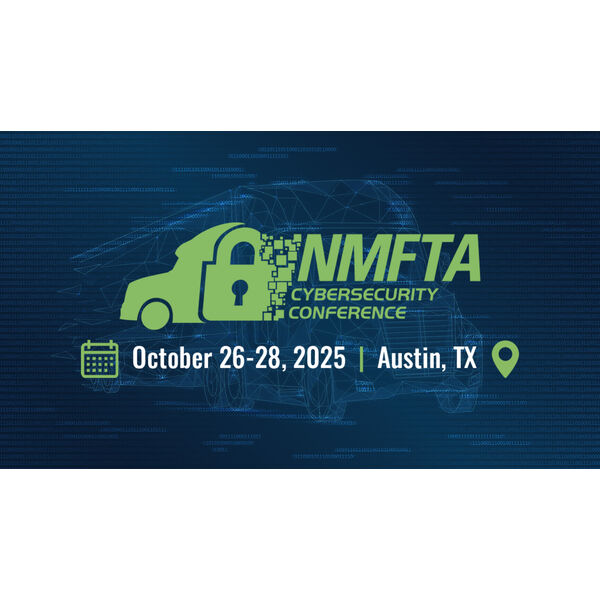 The trucking industry's only cybersecurity event is set for October 26-28, 2025  |  Austin, TX. 

Hear from industry leading speakers with backgrounds in both trucking asset and enterprise cybersecurity technology.

Whether you're an IT pro on the front lines, a trucking executive seeking strategic guidance, or a cybersecurity researcher pushing boundaries, the NMFTA Cybersecurity Conference has something for you.

Fleet speakers from: Werner Enterprises, Kenan Advantage Group, Bellavance Trucking, Estes Express Lines, Langer Transport, and more.

Learn more and register today at www.nmftacyber.com