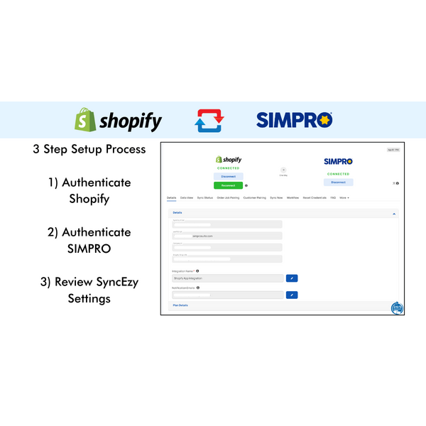 Shopify and Simpro Integration: 3-Step Setup Process