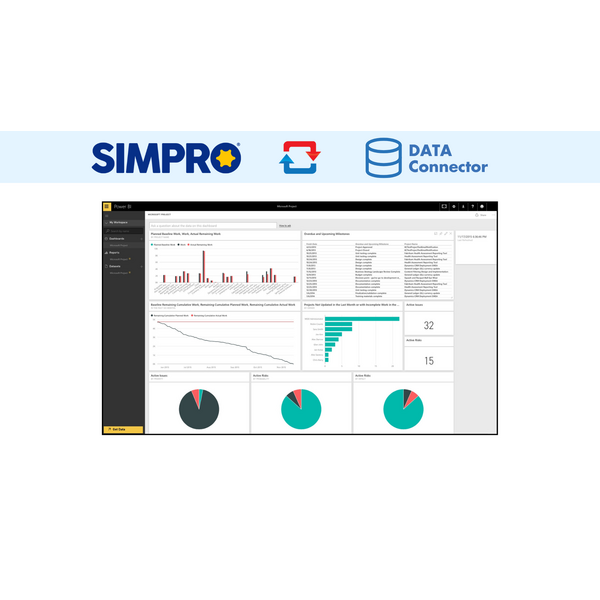 Simpro Data Connector: Visualizing Project Data with Power BI Integration