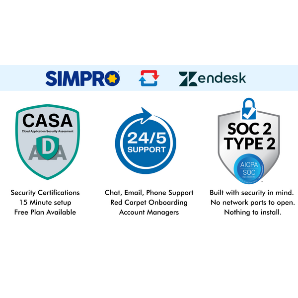 Security, Support, and Simple Setup